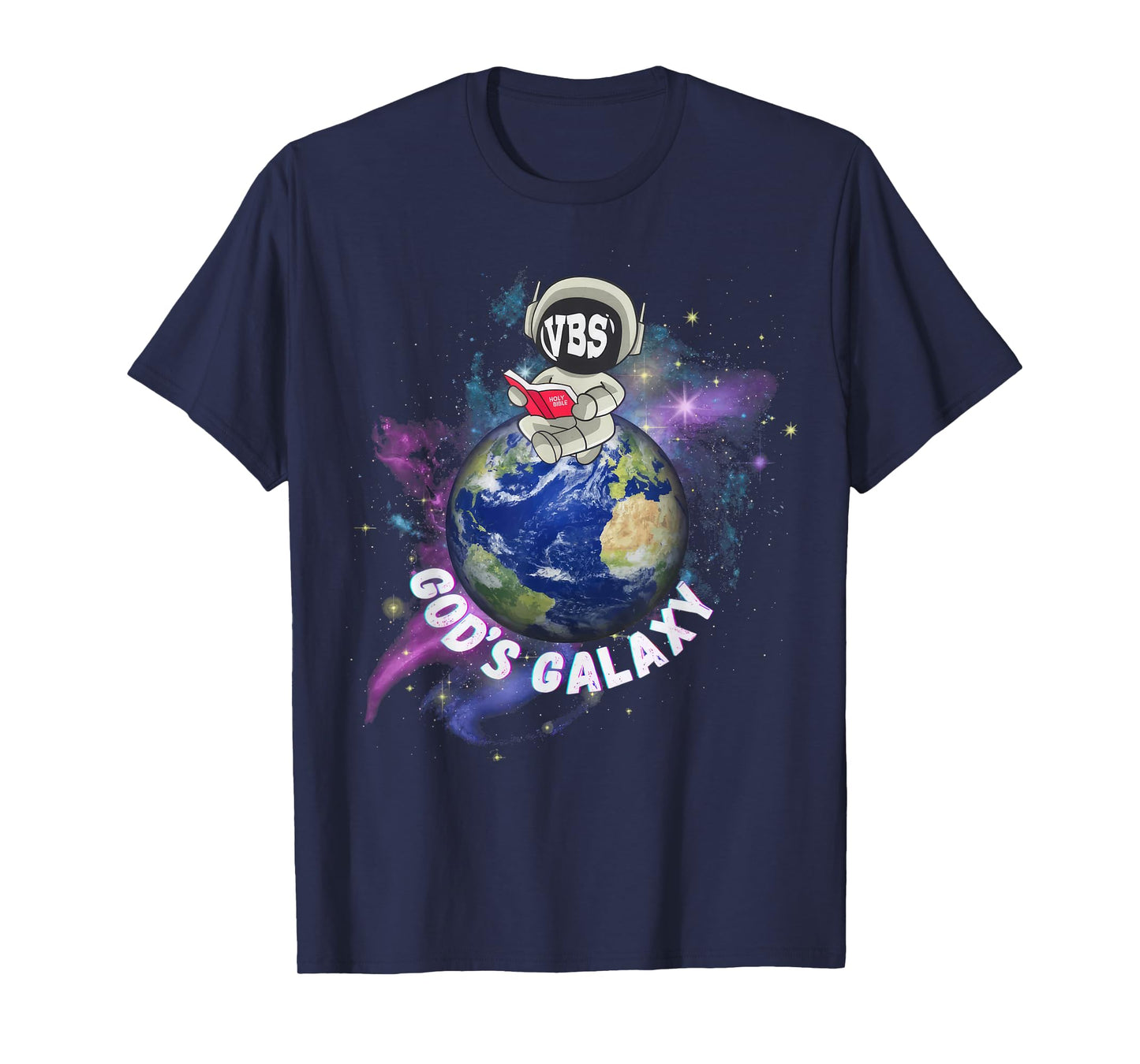 VBS 2024 God's Galaxy Astronaut Outer Space Bible Christian T-Shirt