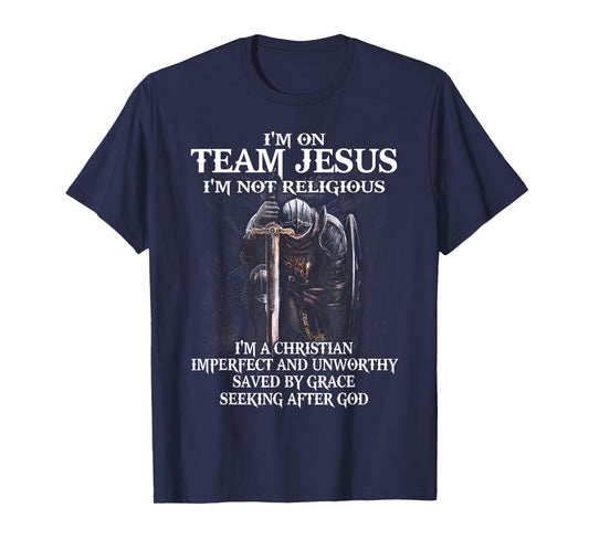 I'm on Team Jesus I'm Not Religious T-Shirt