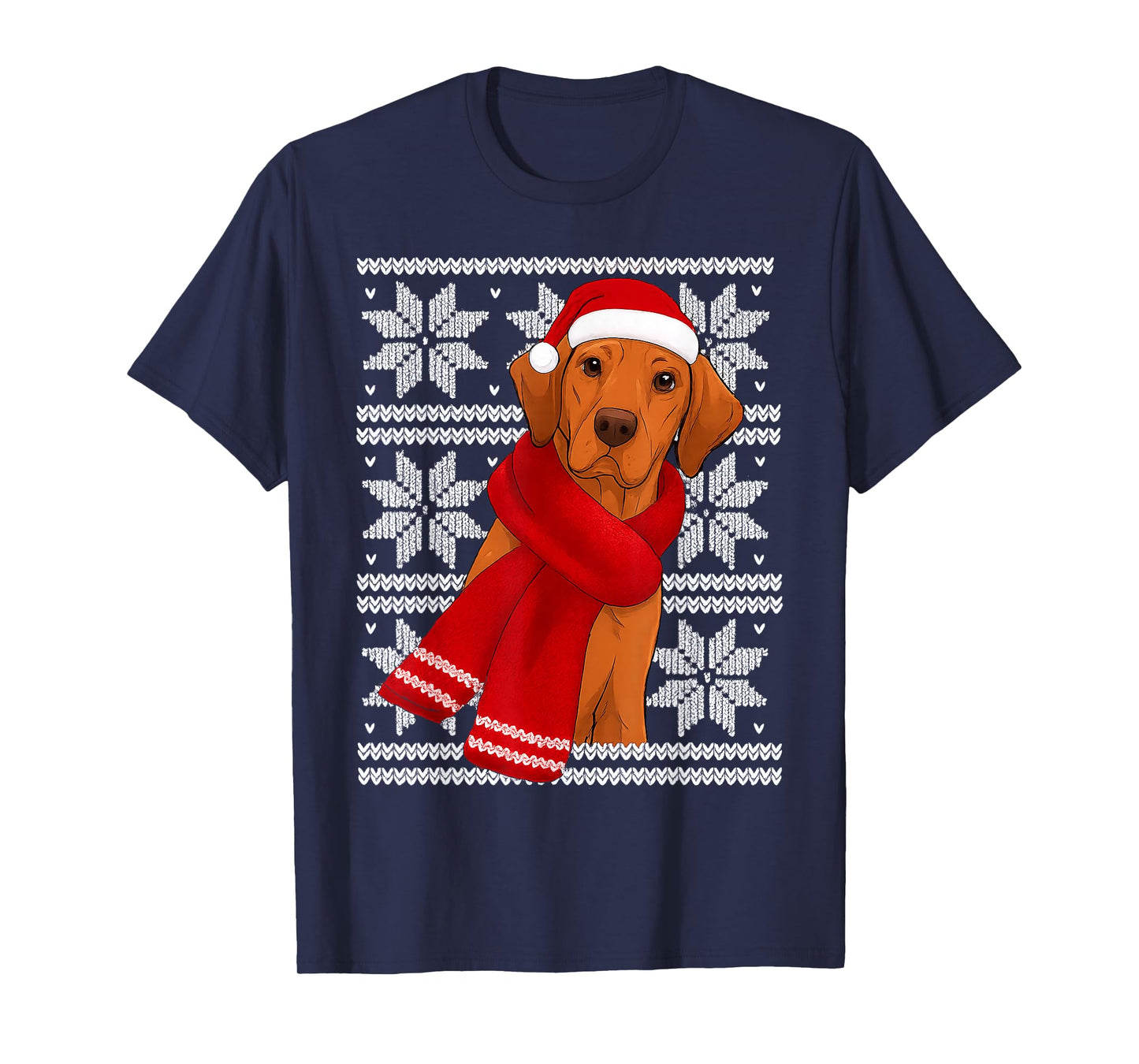 Rhodesian Ridgeback Ugly Christmas Holiday Dog Lover T-Shirt