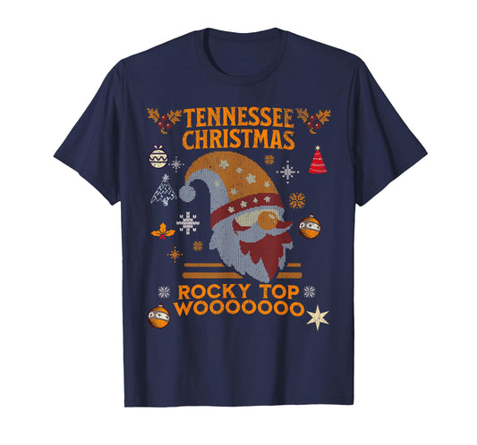 Vintage Tennessee Ugly Christmas Sweater Orange XMAS T-Shirt