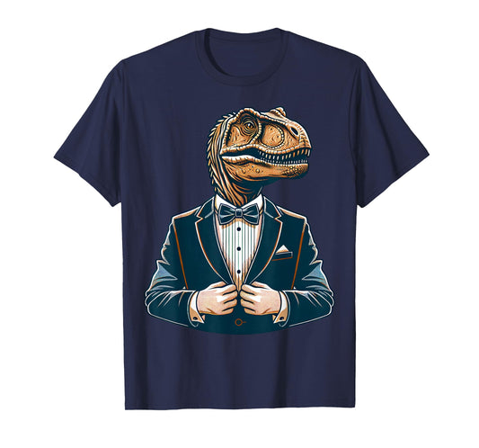 T-Rex Tuxedo Classic Paleontologist Suit T-Shirt