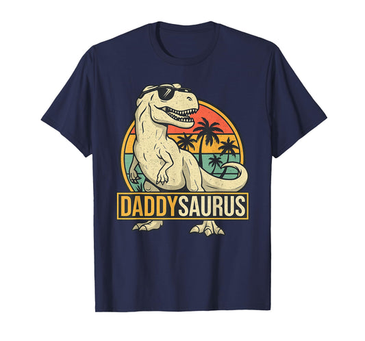 Daddysaurus T Rex Dinosaur Daddy Saurus Family Matching T-Shirt