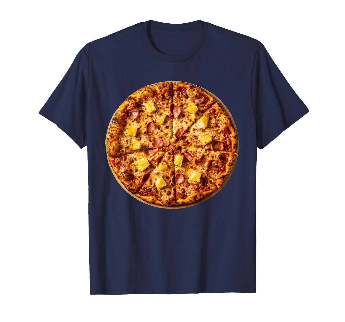Huge Hawaiian Pizza Graphic for Birthdays, Costumes and Fun T-Shirt