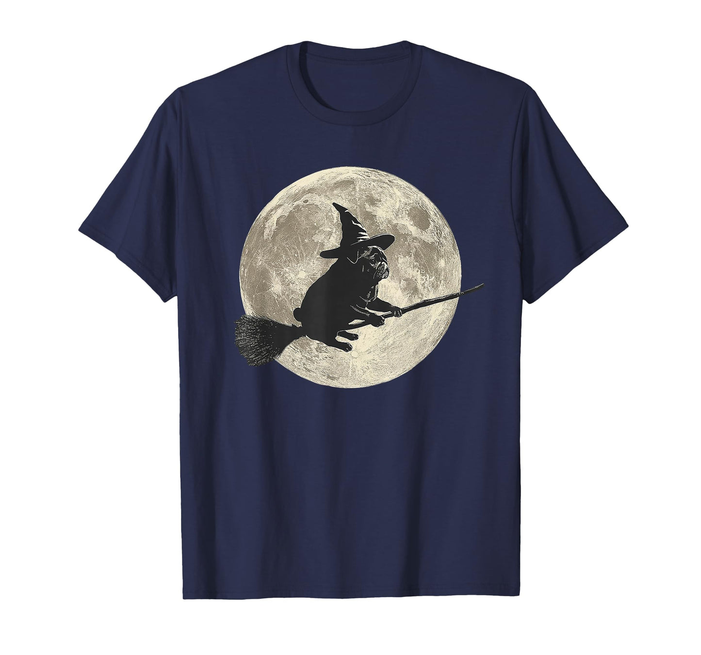 Halloween Pug Moon T-Shirt