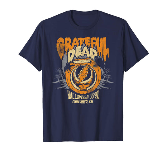 Grateful Dead Halloween Jack-o-Lantern Vintage Band T-Shirt