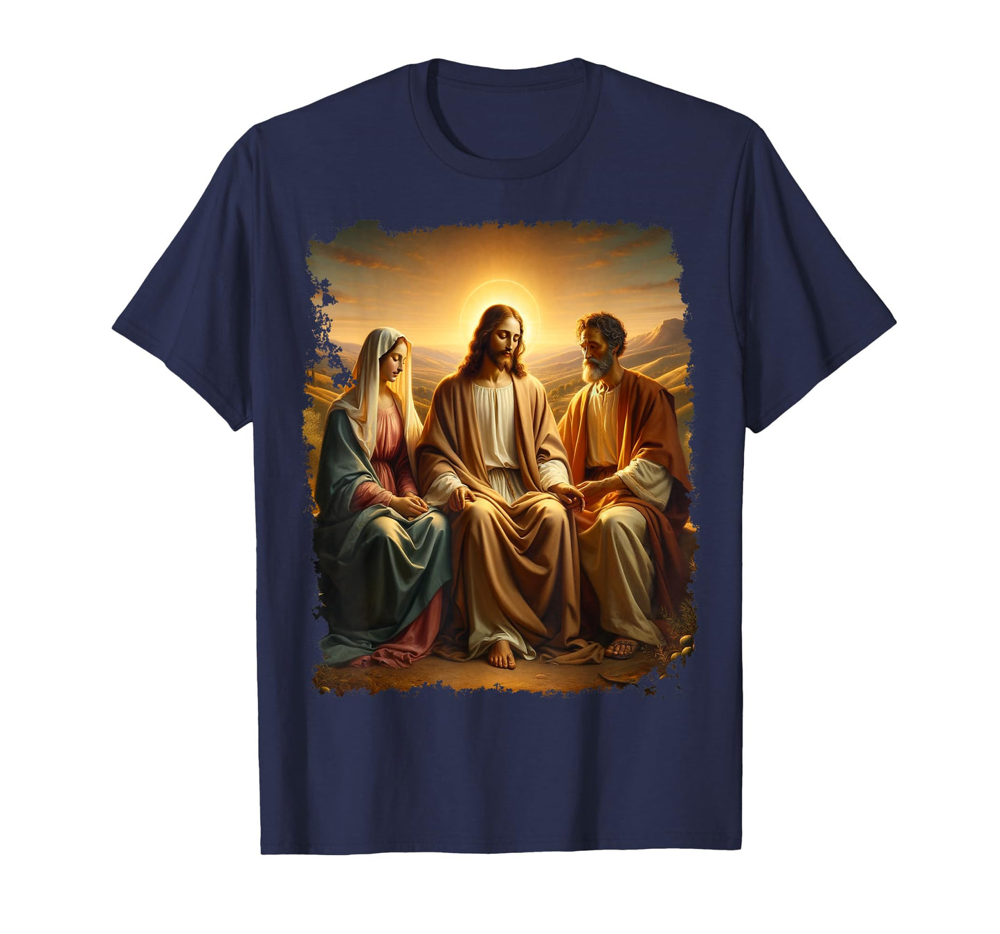Jesus Christ Mary Joseph Christian T-Shirt
