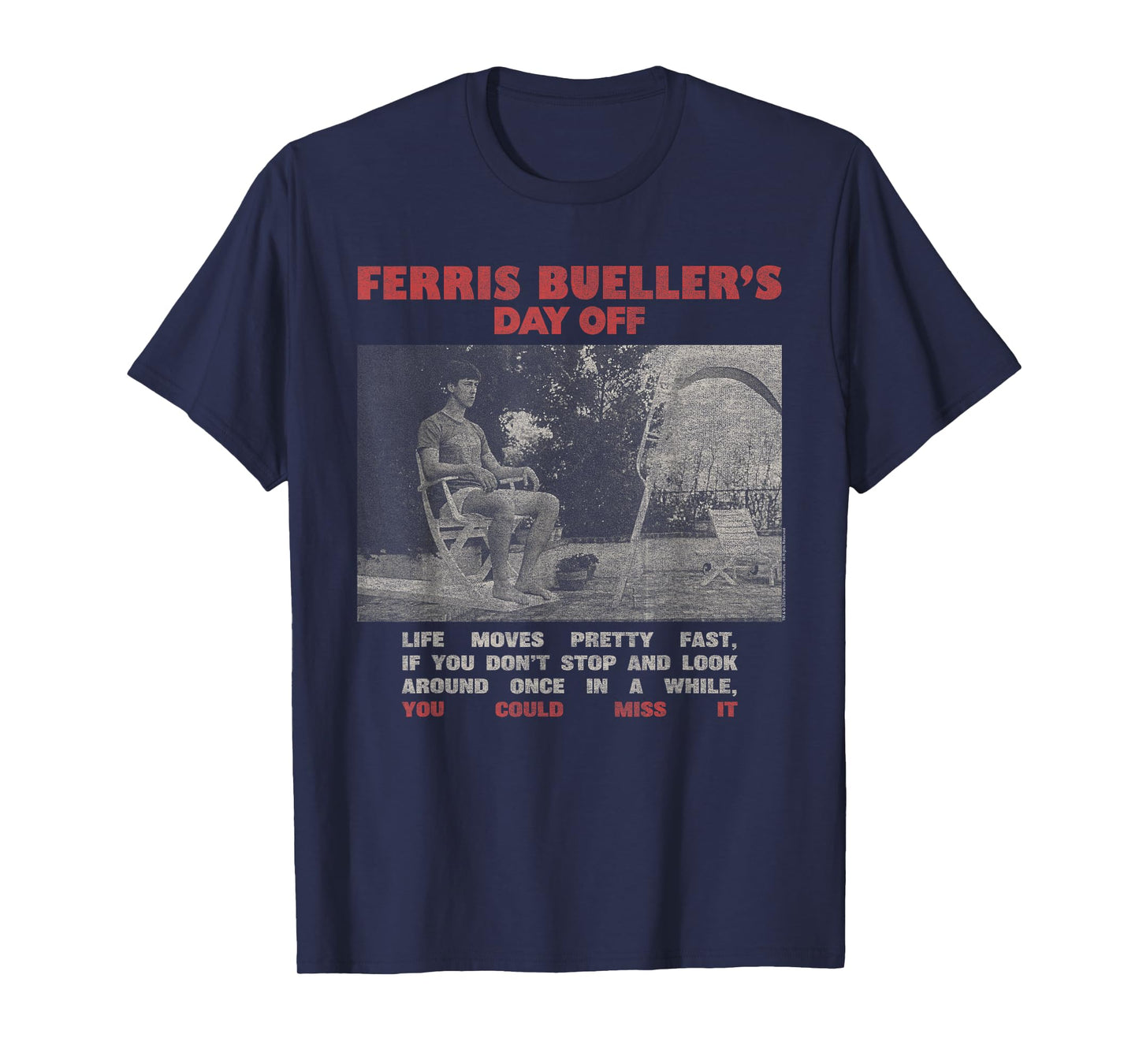 Ferris Bueller's Day Off Cameron You Could Miss It Movie T-Shirt