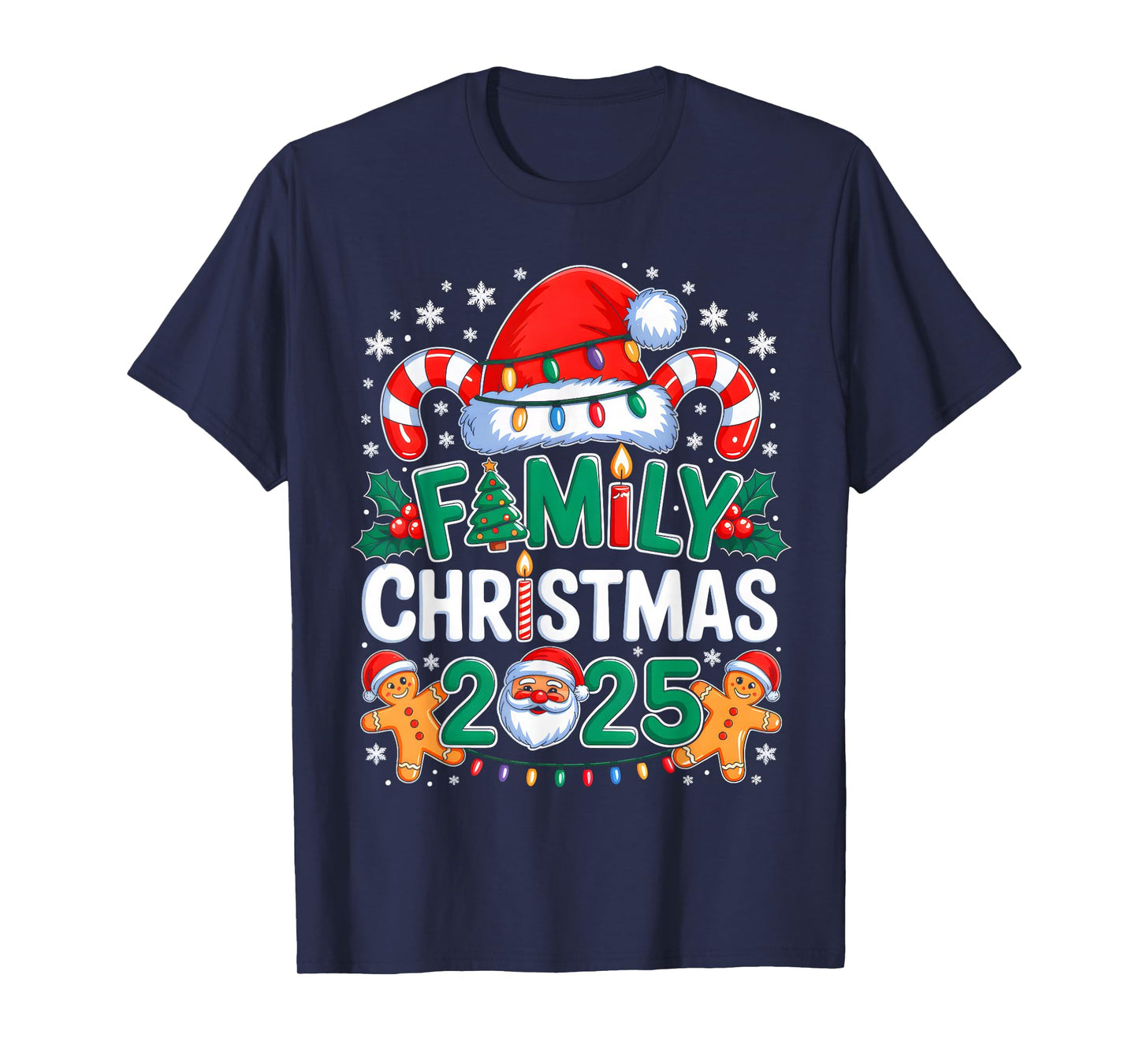 Christmas 2025 Family Matching Xmas Team Santa Squad 2025 T-Shirt