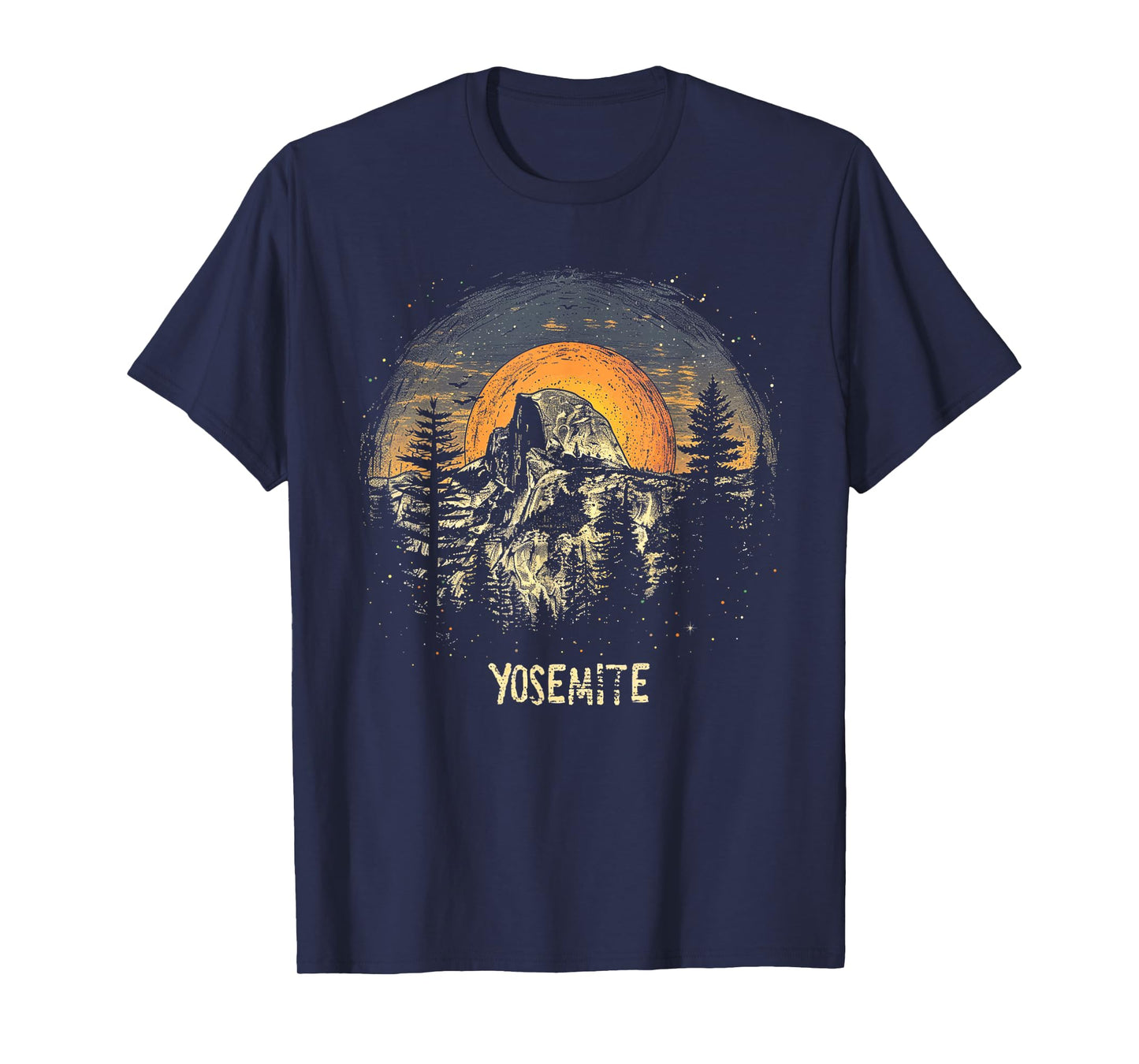 Yosemite - US National Park Vintage Men Women Kids Retro T-Shirt