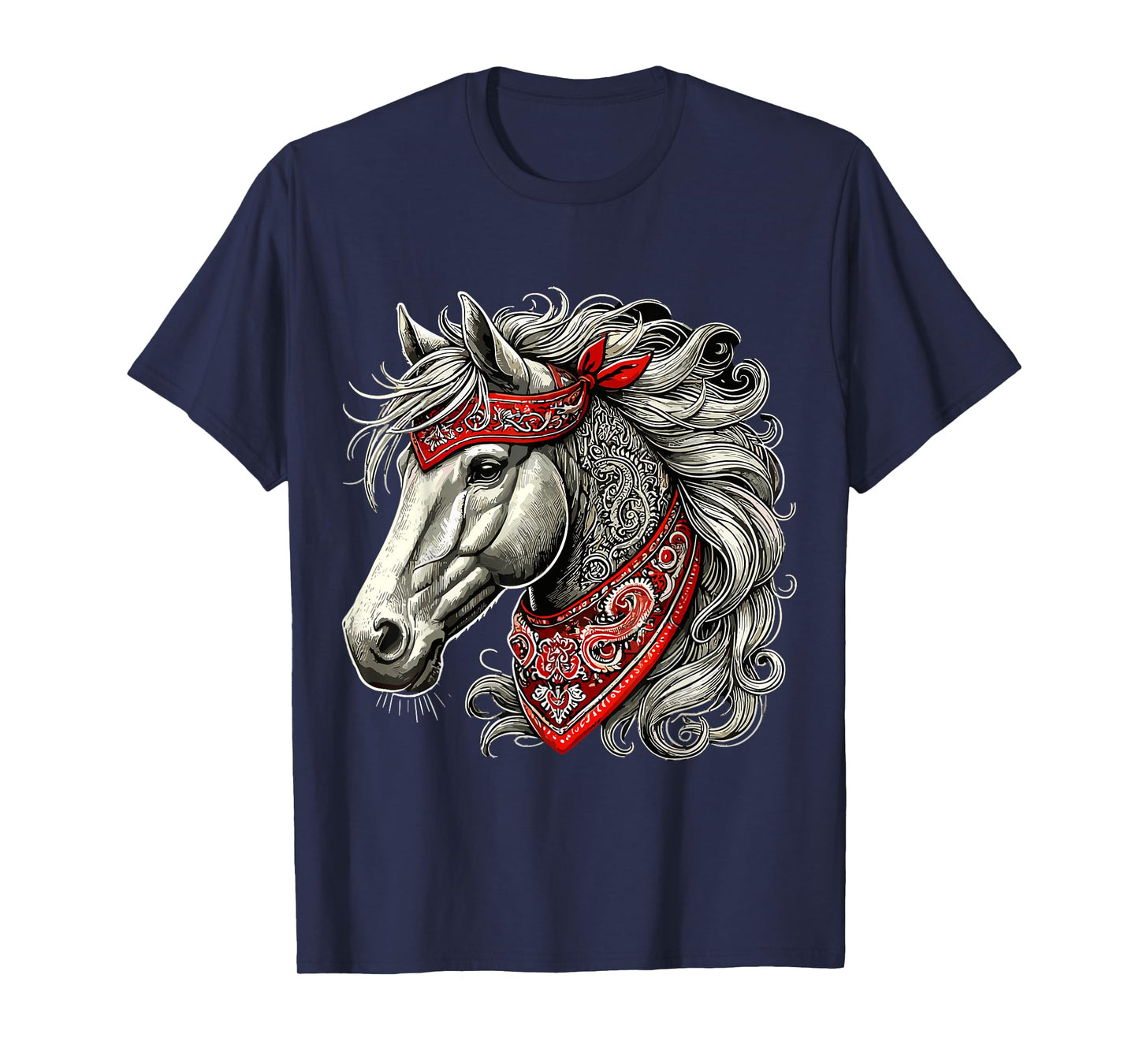 Horse with Bandana T-Shirt