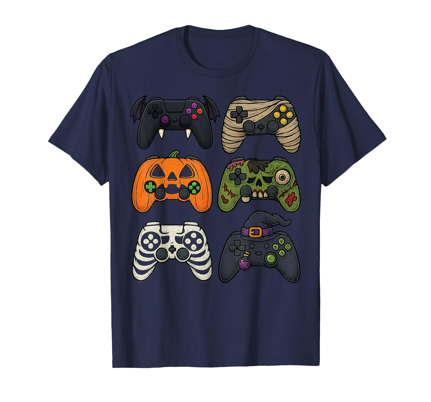 Halloween Gamer Controllers Funny Spooky Gamepad Costume T-Shirt
