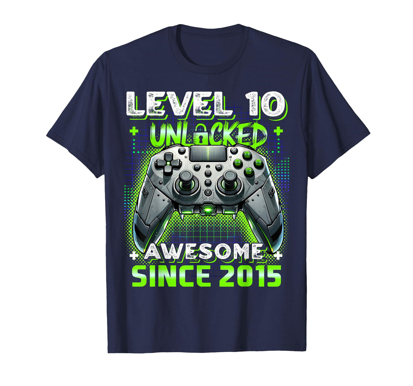 10th Birthday Boy Level 10 Gamer 10 Year Video Game Party T-Shirt