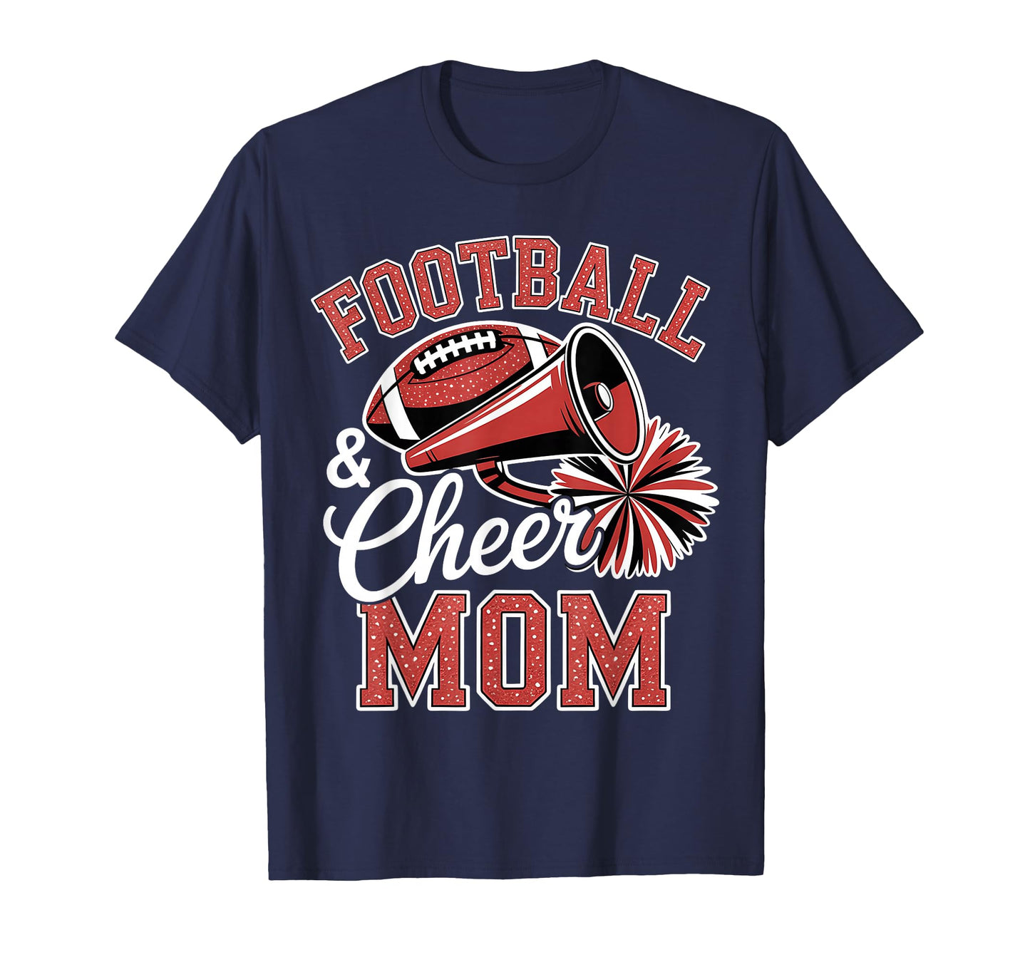 Football Cheer Mom for Women Men Vintage Cheerleader T-Shirt