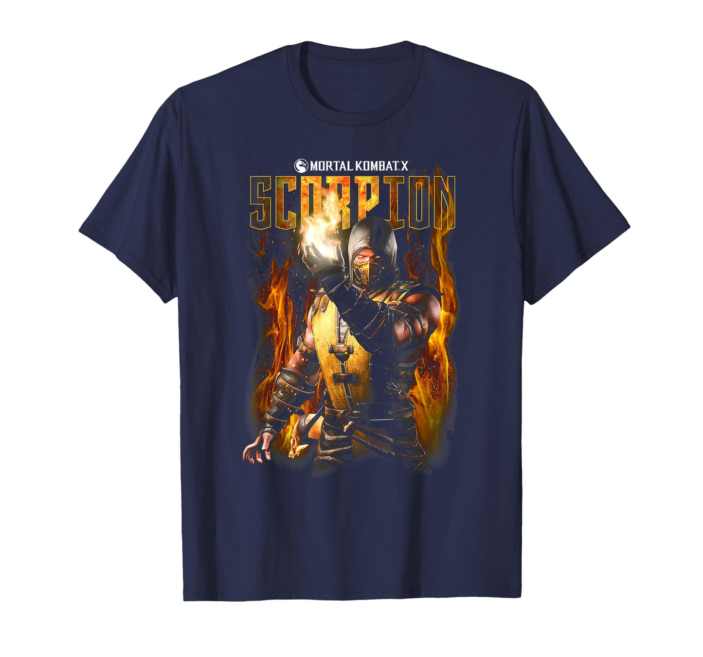 Mortal Kombat X Scorpion Flames T-Shirt