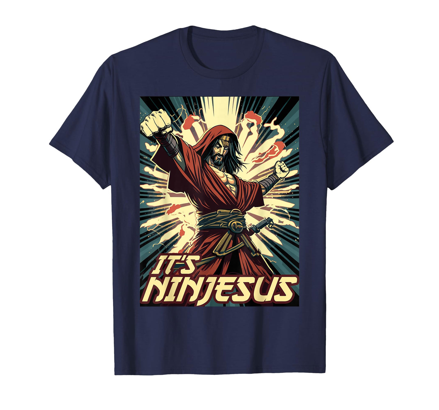 Ninjesus Jesus Ninja Christian T-Shirt