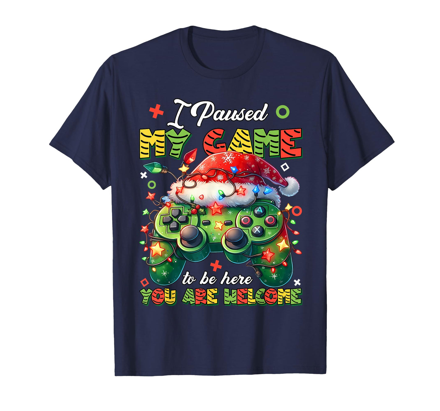 Cute Ghost Christmas Santa Spooky Women Men Girl Boy T-Shirt