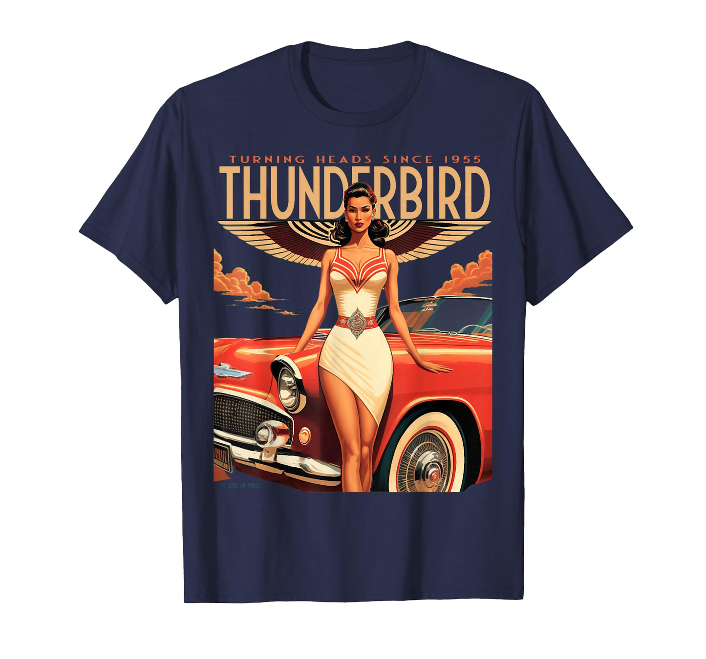 1955 1956 1957 vintage thunder bird chevys truck classic car T-Shirt