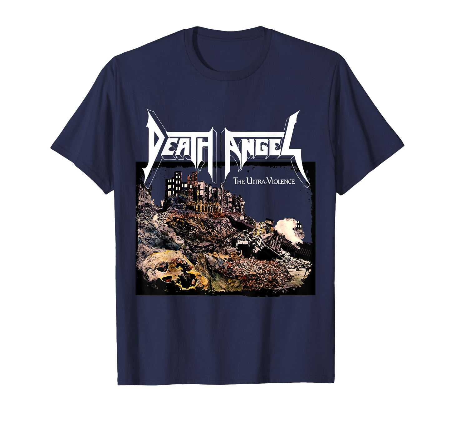 Manic Merch LLC Death Angel The Ultra Violence T-Shirt, Black, Small, Unisex-Adults, Short Sleeve, T-Shirt