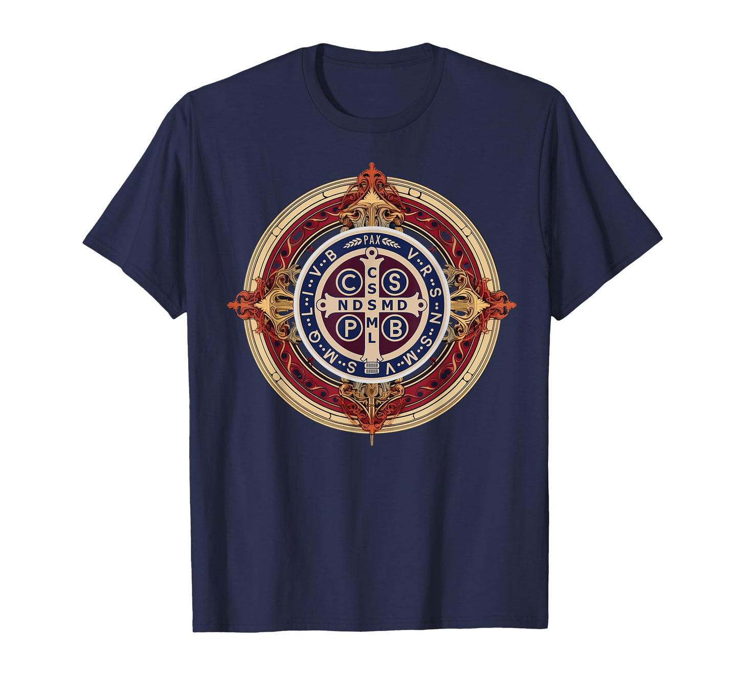 Catholic Saint Benedict Medal T-Shirt