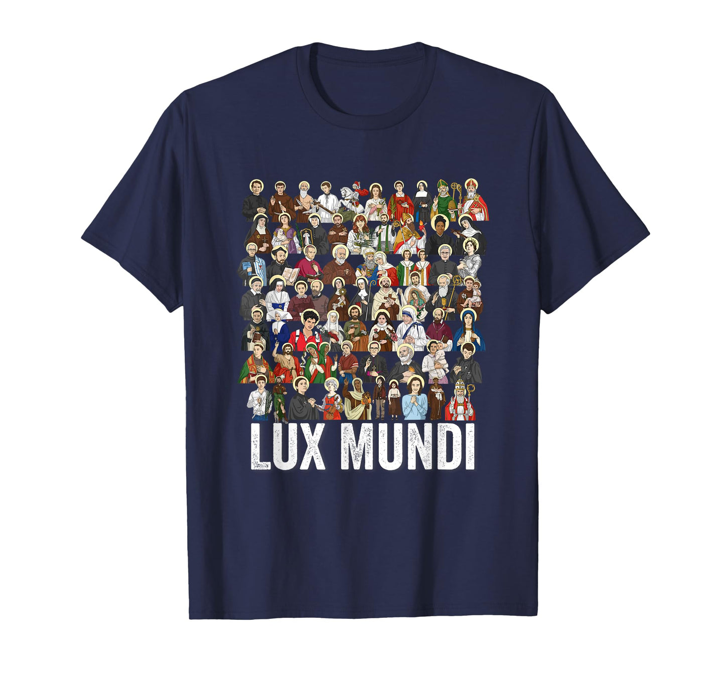 Catholic Patron Saints Latin Religious T-Shirt