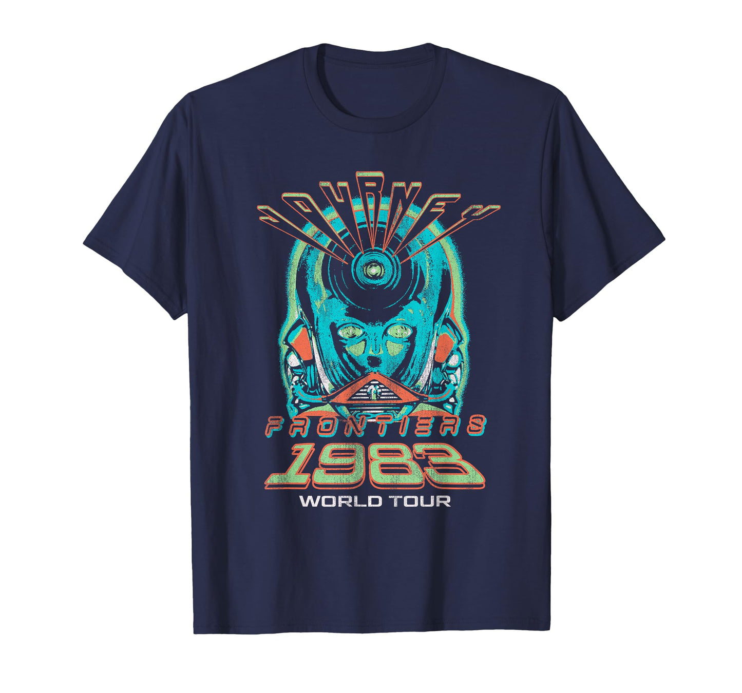 Journey Front and Back Frontiers 1983 Tour Vintage Band T-Shirt