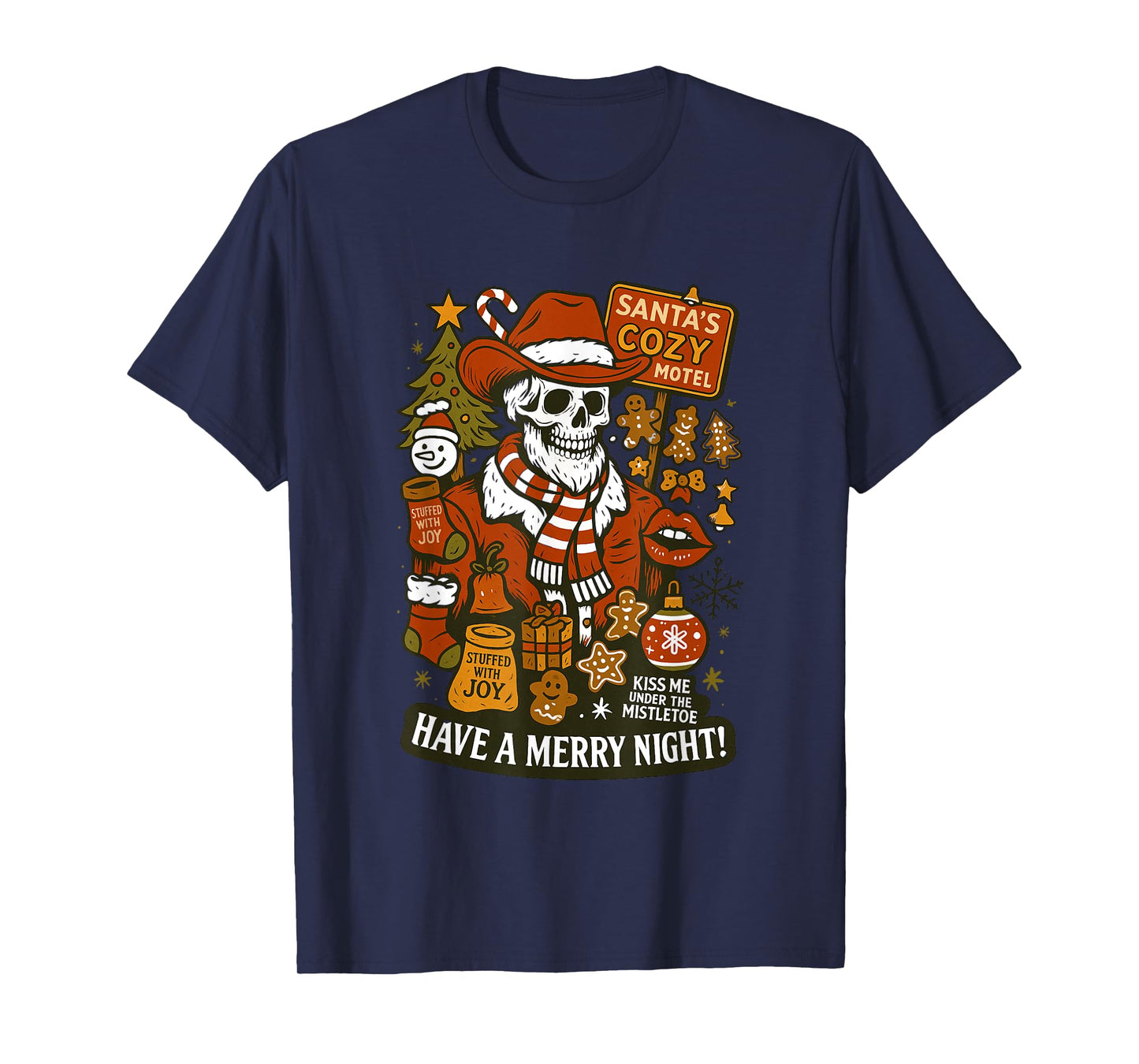 Santa's Cozy Motel Have A Merry Night T-Shirt