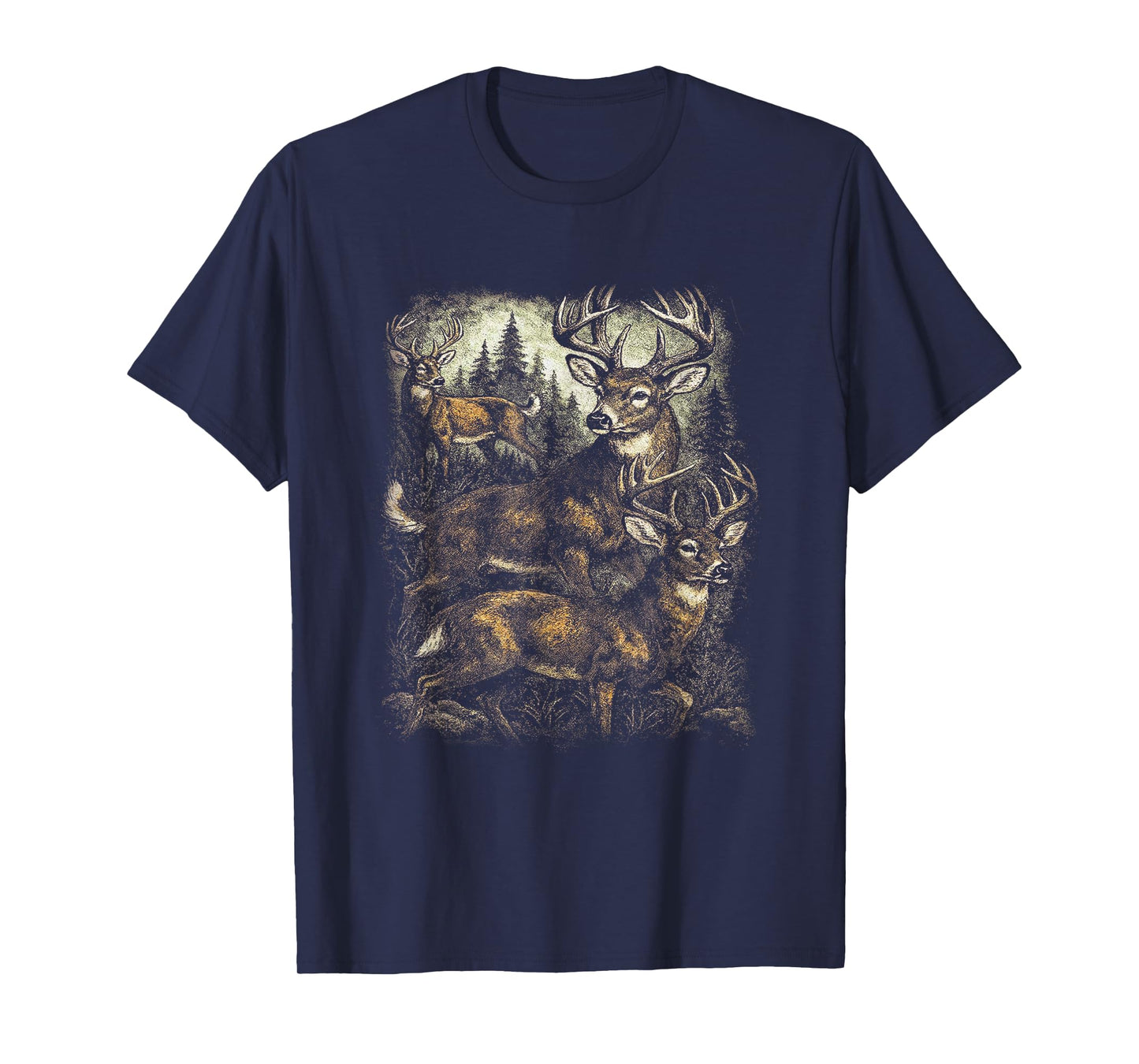 Vintage Deer Graphic Retro 90s Wildlife Aesthetic Outdoorsy T-Shirt
