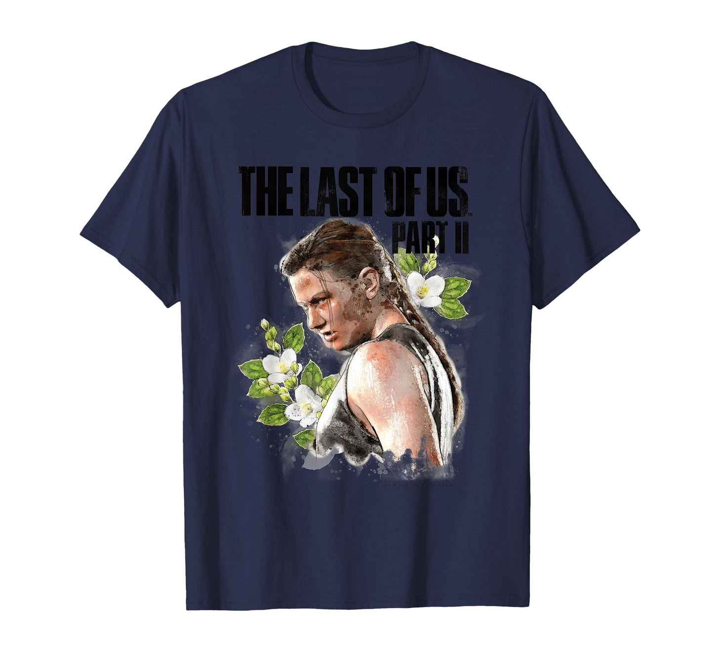 The Last of Us Abby Surrounded By Flowers T-Shirt