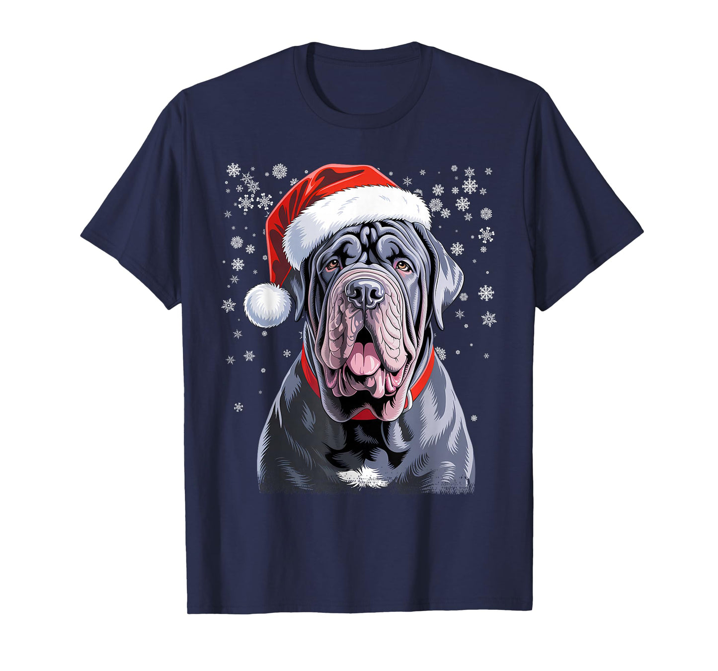 Funny German Boxer Santa Christmas Dogs T-Shirt