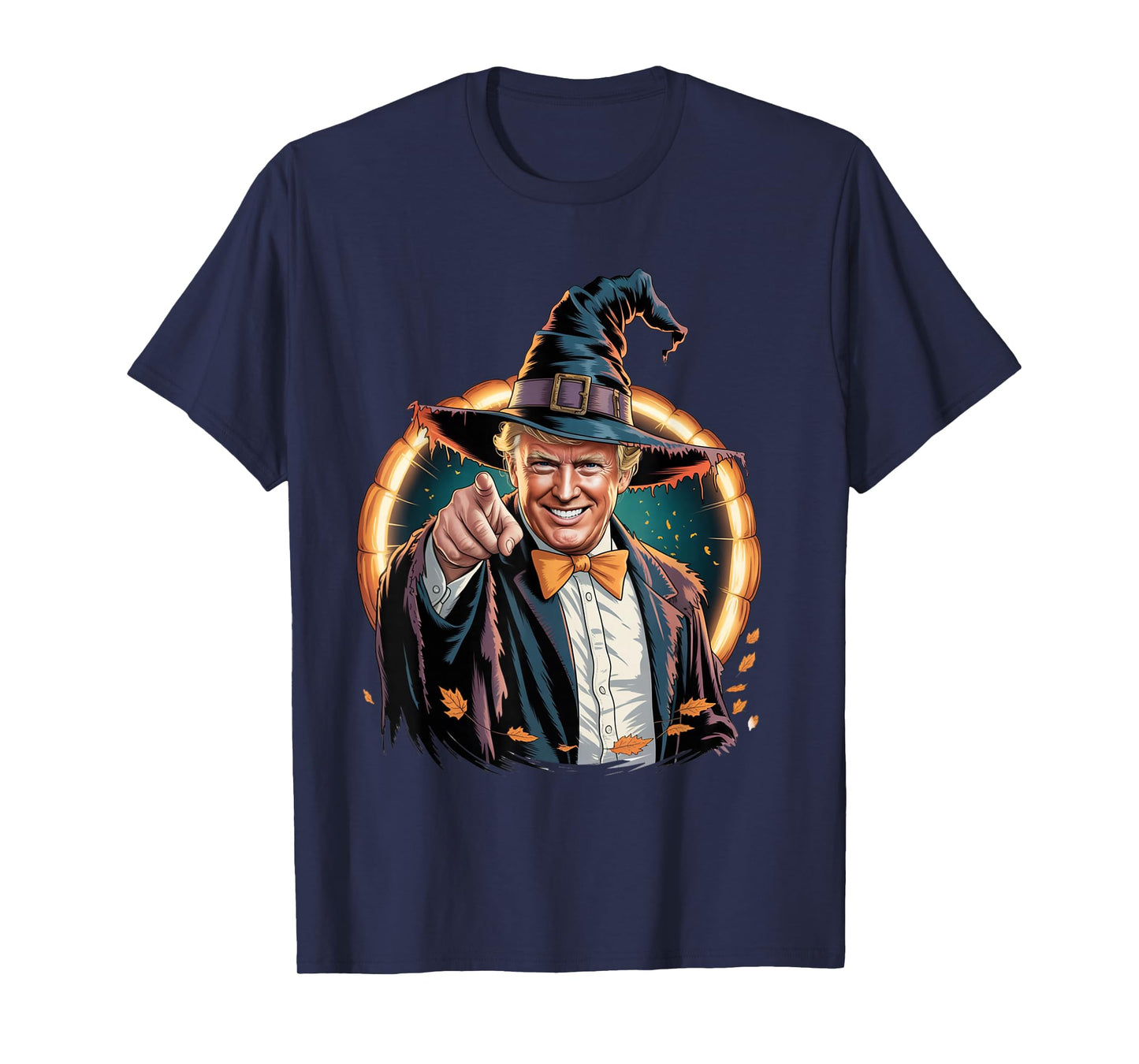 Trump Witch Parody Pointing Halloween Costume T-Shirt