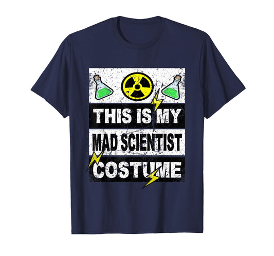 Retro This Is My Mad Scientist Costume Kids Adult Youth T-Shirt