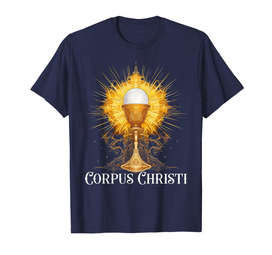 Eucharistic Adoration Traditional Latin Mass Catholic T-Shirt