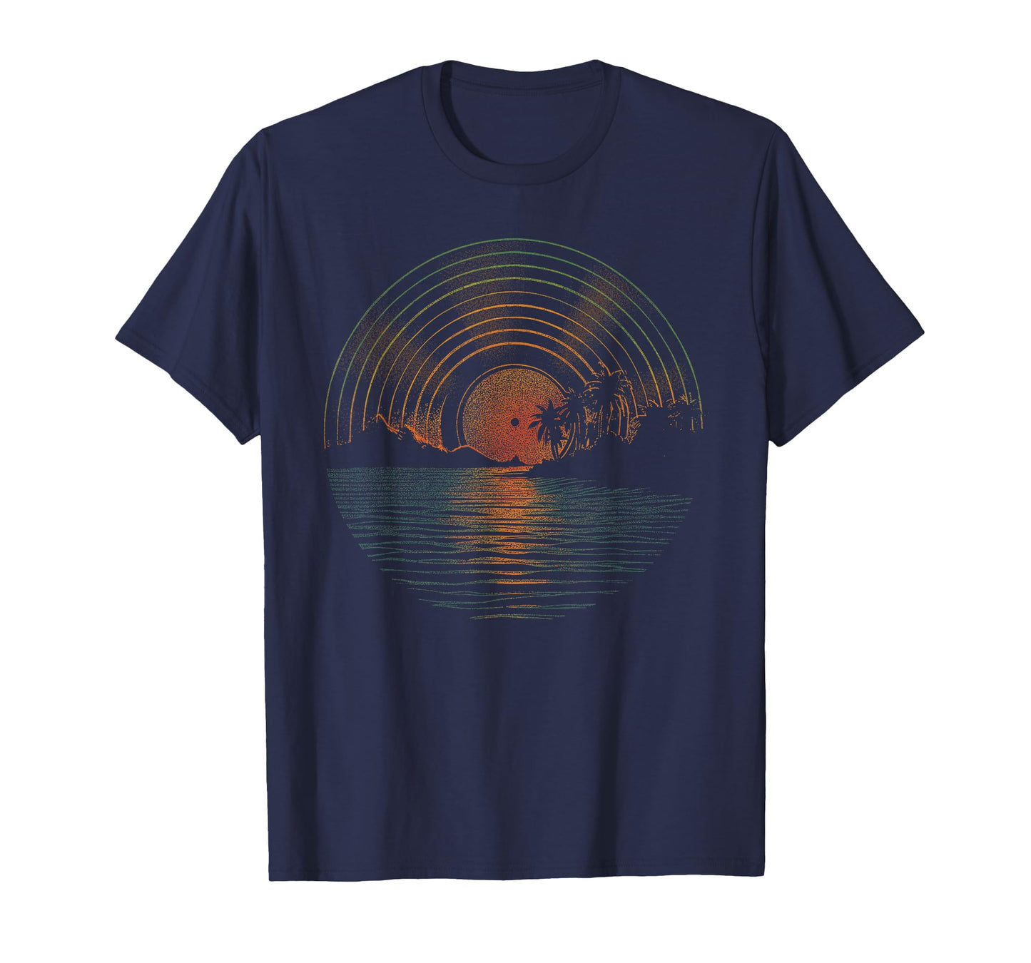 Summer Vinyl Shirt Sunset Vinyl LP Record Music of Summer T-Shirt