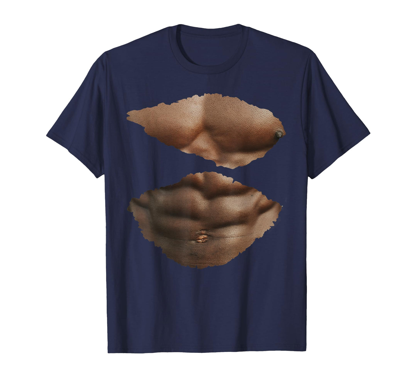 Mens Fakes Ab Muscles funny halloween muscle costume Gift T-Shirt