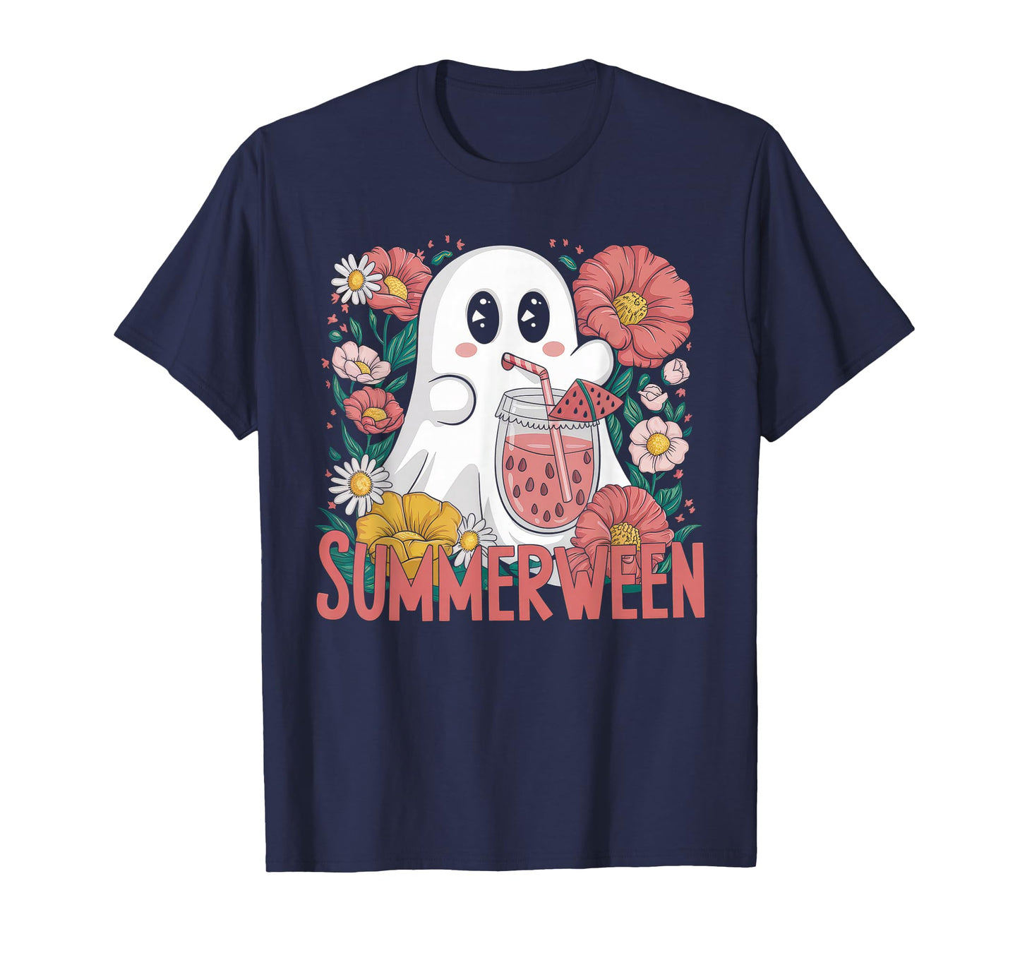 Halloween Tshirt Women Men Skeleton Witch Monster Party T-Shirt