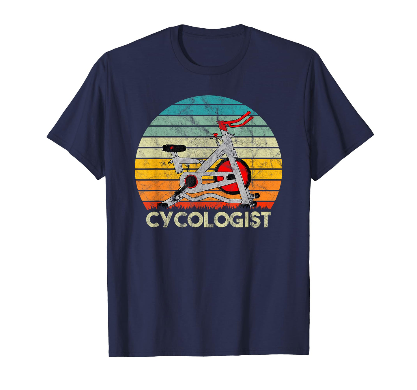 Cycologist Tshirt Indoor Cycling Bike Stationary Exercise T-Shirt