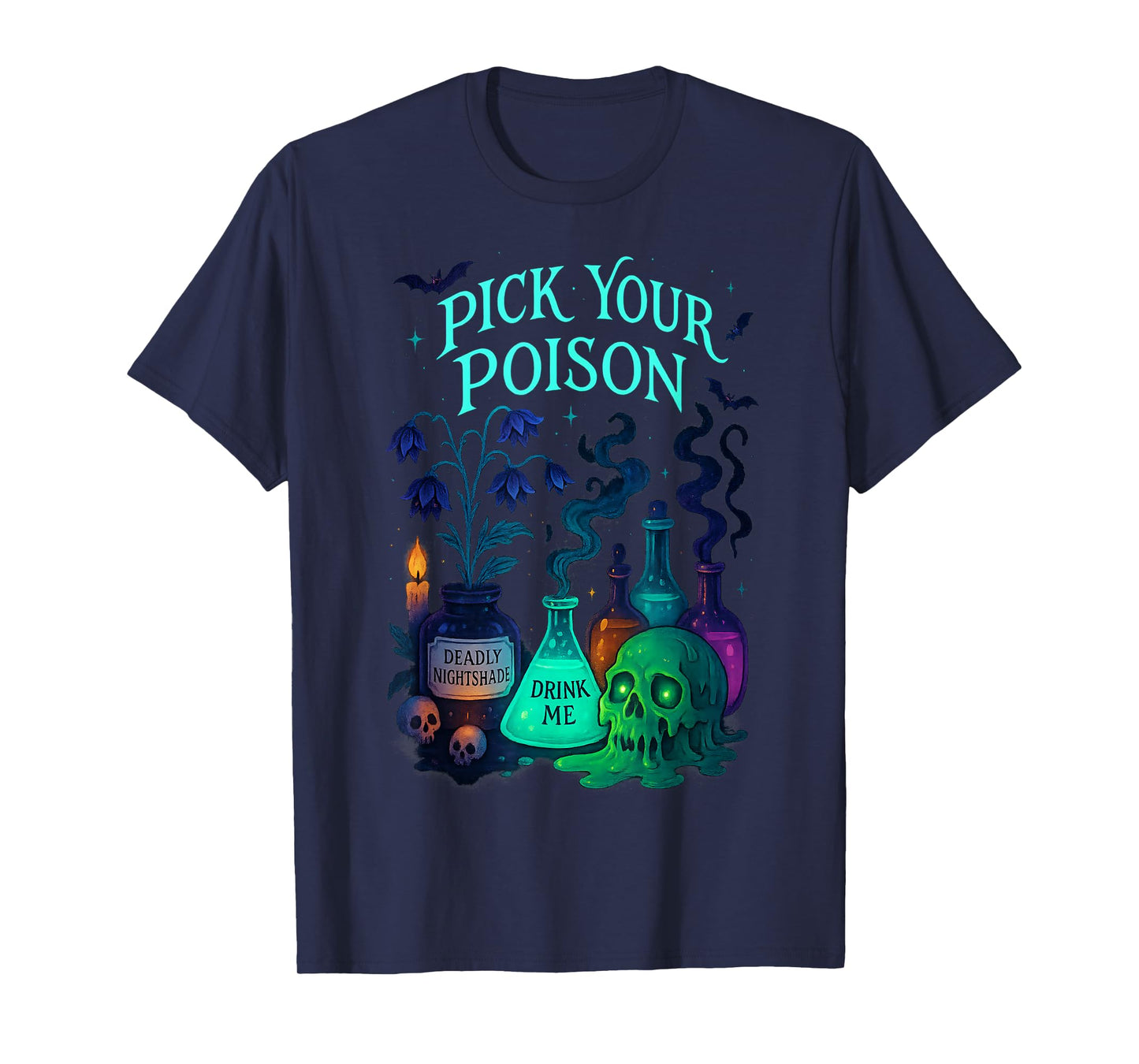 Pick Your Poison Vintage Princess Halloween T-Shirt