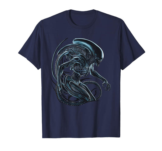 Alien Xenomorph Illustrated Poster T-Shirt