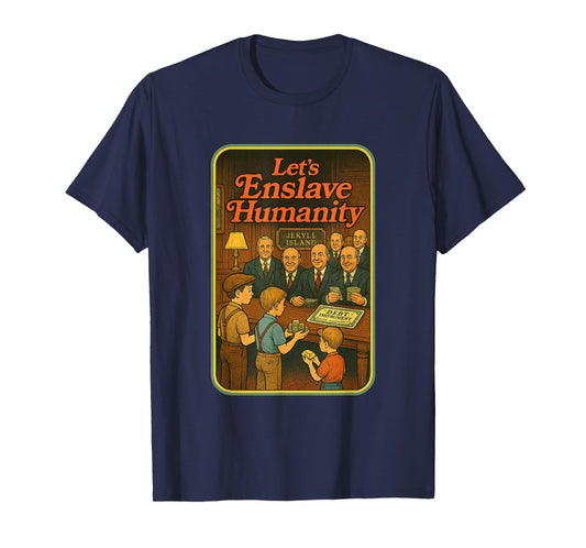 Jekyll Island Federal Reserve Parody Conspiracy Theory T-Shirt