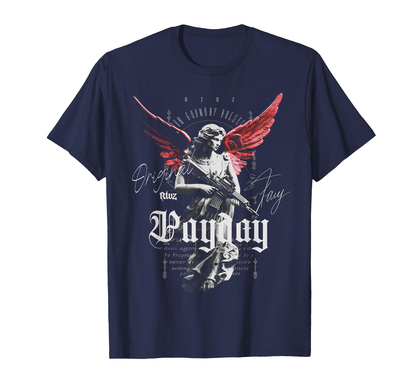 Hip Hop Y2K Vintage Hipster Edgy Urban Streetwear Angel T-Shirt