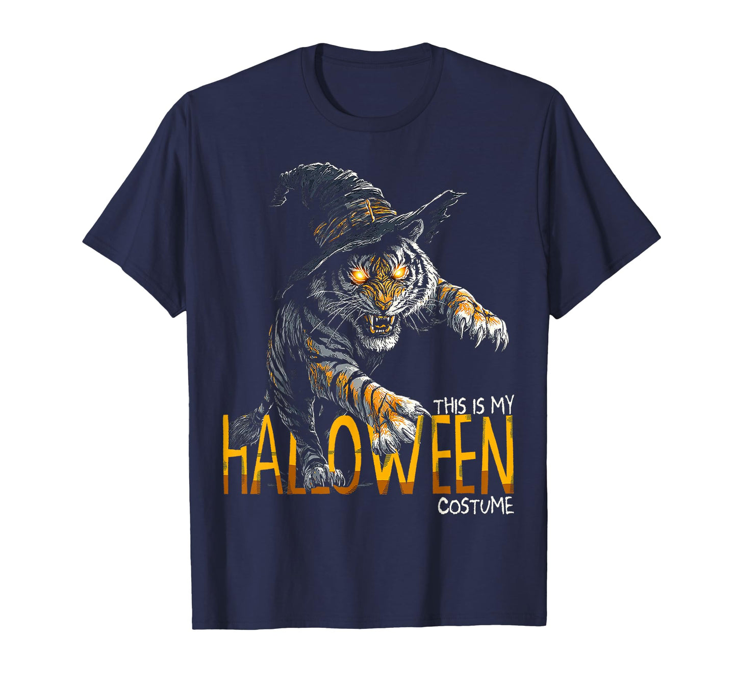 This is My Halloween Costume Tiger Witch Spooky T-Shirt