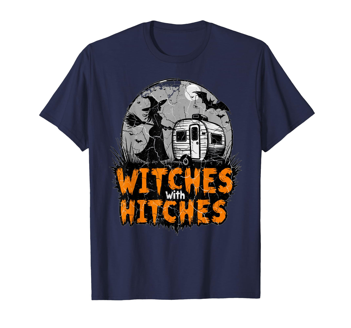 Witches with Hitches Funny Halloween Camping Witches T-Shirt