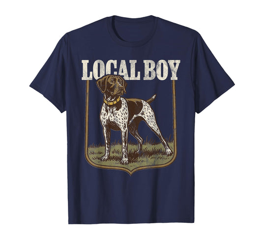 Local Boy Hunting Dog Retro Southern Country Pride Vintage T-Shirt