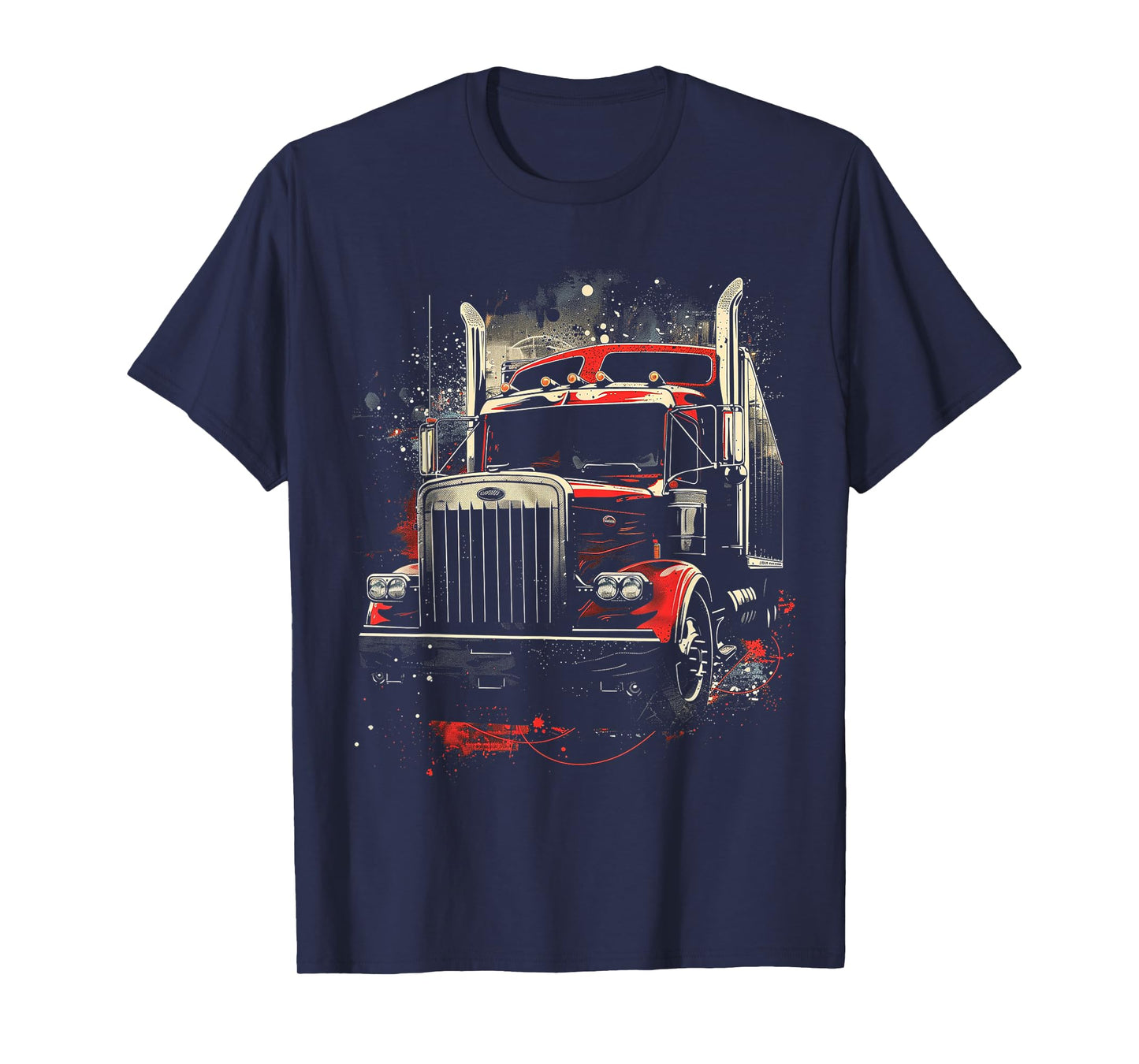 Vintage 18-Wheeler Truck T-Shirt