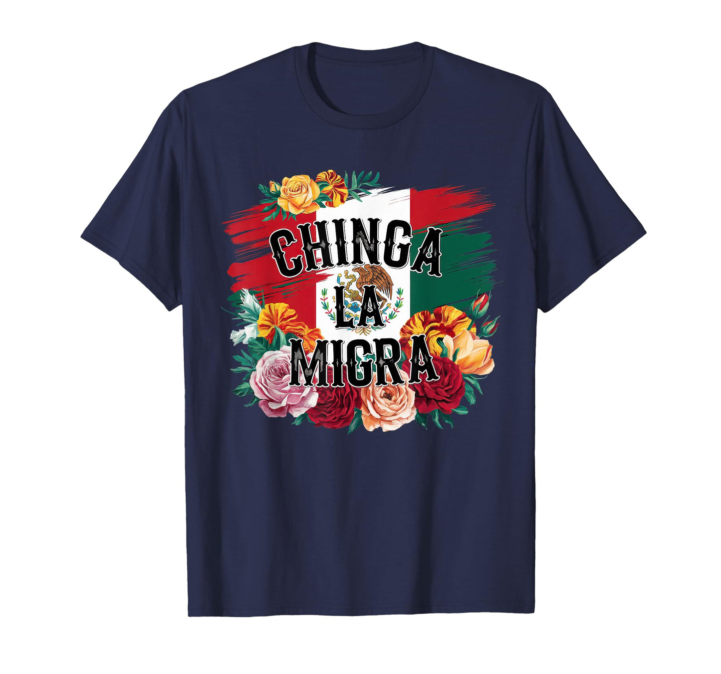 Chinga La Migra Tshirt Men Women 8645 Abolish Ice Retro T-Shirt