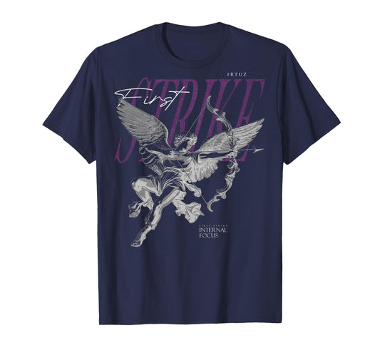Modern hip hop vintage Angel urban back print streetwear T-Shirt, Small