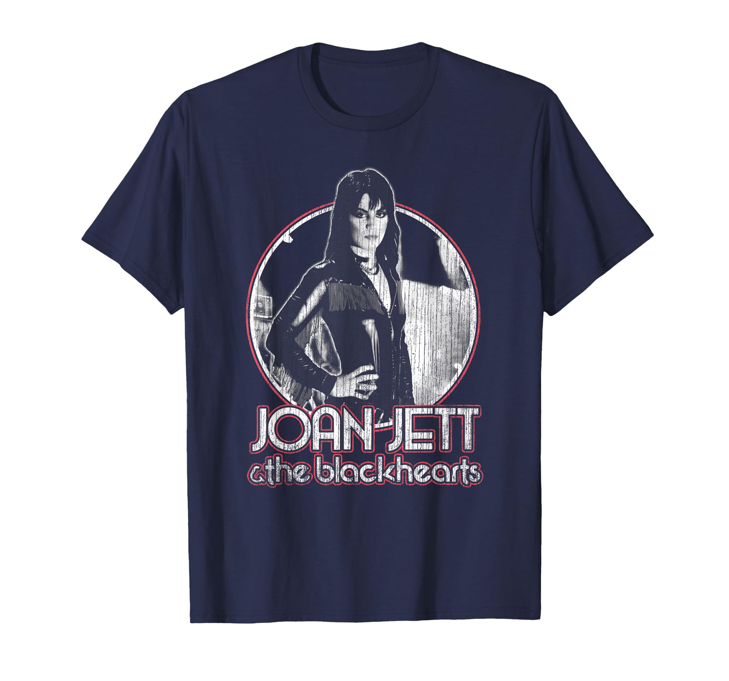 Joan Jett and the Blackhearts - Circle Portrait T-Shirt