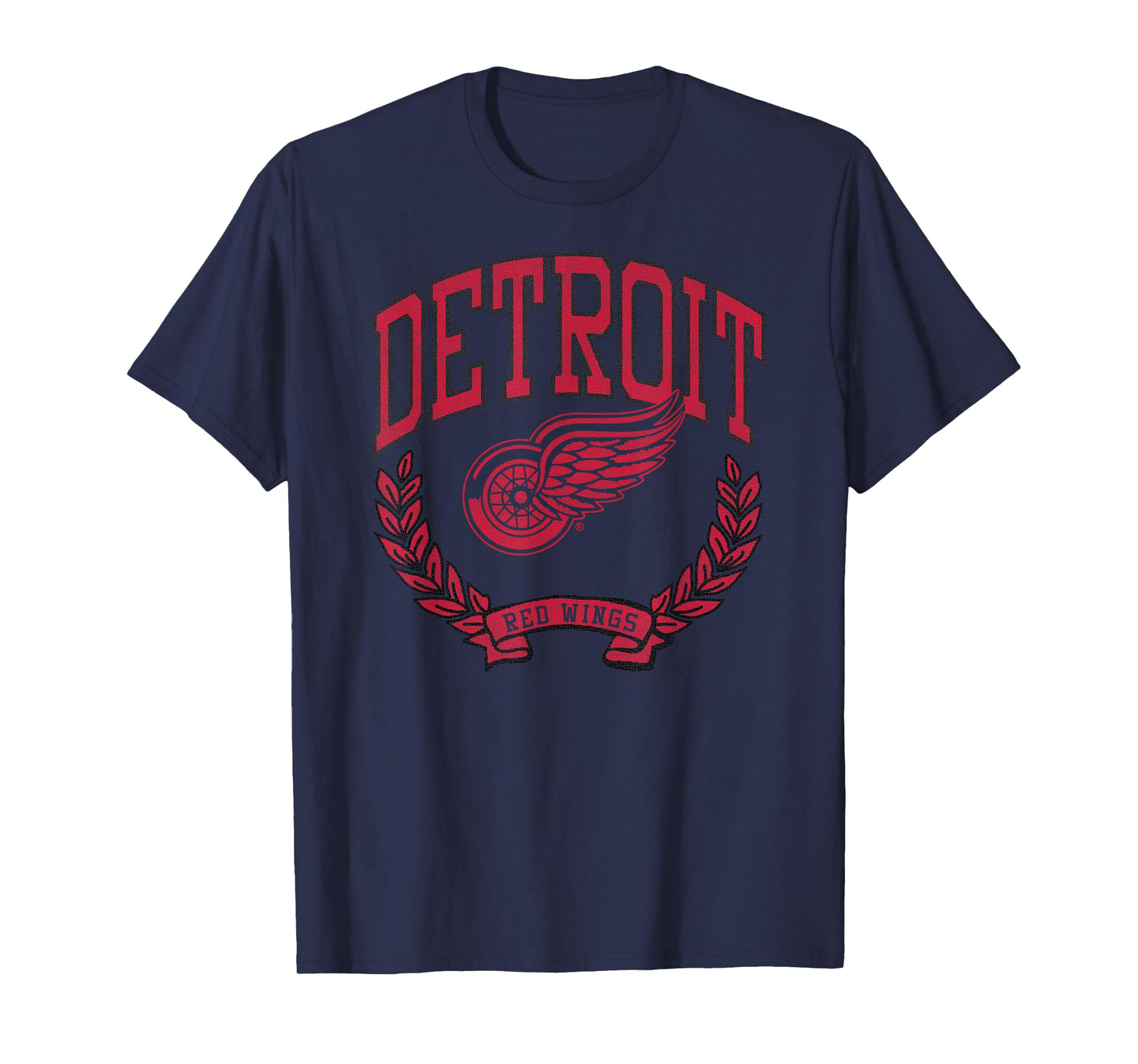 Detroit Red Wings Vintage Victory White Officially Licensed T-Shirt
