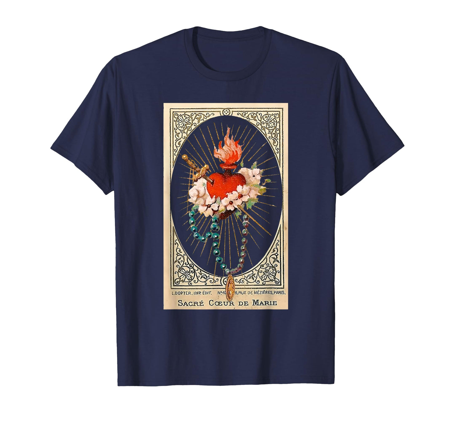 Immaculate Heart Of Mary Marian Catholic T-Shirt