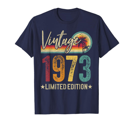 1973 52nd Birthday 52 Years Old Retro Men Women - Vintage T-Shirt